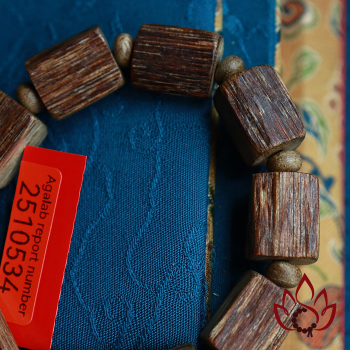 Vòng Trầm Hương Trúc Thô | 12 Ly | Trầm Kiến Tự Nhiên